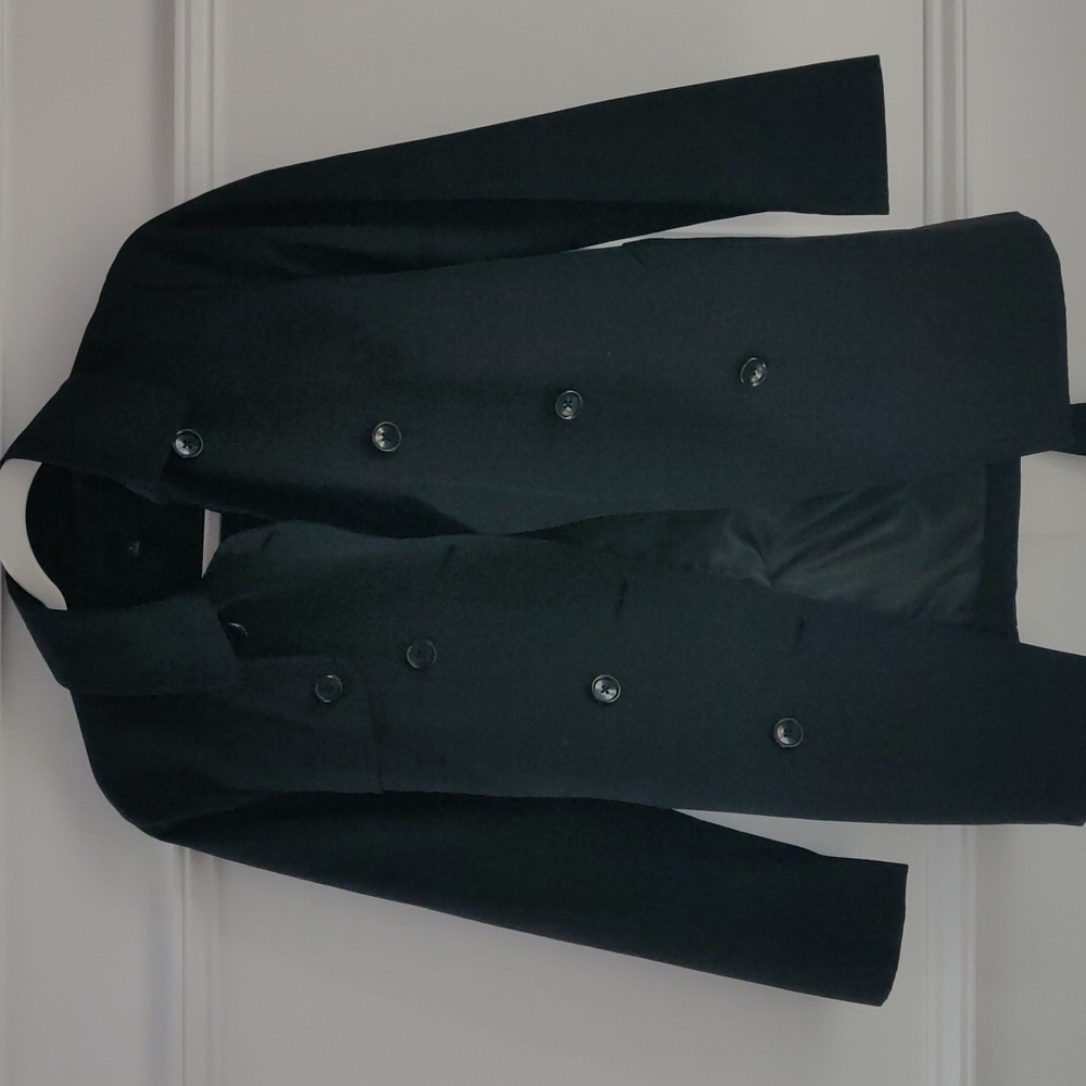 Black trench coat